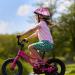 Asslen Kids Bike Helmet Set | Adjustable Toddler Helmet with Knee Elbow Pads | Sports Protective Gear for Boys Girls Ages 3-8 | Pink Star Design - Buy Online on SooperMarket.com