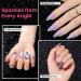 Beetles Glitter Gel Nail Polish Set - 6 Colors Chameleon Sparkle Kit for DIY Manicure | Color Changing Pink Purple Blue with Crushed Diamond Shine | Soak Off UV Gel Polish - Buy Online on SooperMarket.com