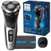 Philips Norelco Shaver 3900 Rechargeable Wet & Dry Electric Shaver with Pop-up Trimmer Charging Stand Travel Storage Pouch Protective Cap Space Gray S3341/92 Silver New Shaver Series 3000 + Charging Stand
