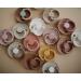FRIGG Daisy Natural Rubber Baby Pacifier 2-Pack | BPA-Free | Made in Denmark | Baked Clay/Cream (0-6 Months) - Buy Online on SooperMarket.com