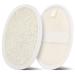 Zittop 2 Pack Loofah Sponge Pads Natural Luffa and Terry Cloth Exfoliating Loofah Sponge Scrubber Body Glove for Spa Bathing and Shower