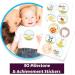 Baby Memory Book w/Keepsake Box & 30 Monthly & Baby First Milestone Stickers - Gender Neutral First Year Scrapbook Journal - Baby Photo Album for Boys & Girls - Buy Online on SooperMarket.com