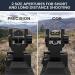 Feyachi S27 Fiber Optic Iron Sights Set with Red/Green Dot Picatinny Backup - Front & Rear Flip Up - Buy Online on SooperMarket.com