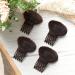 Invisible Fluffy Hair Pad Sponge Clip Set for Women - Brown - Buy Online on SooperMarket.com