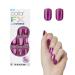 KISS imPRESS No Glue Mani Press-On Nails Color FX 'Levels' Dark Pink Short Size Squoval Shape Includes 30 Nails Prep Pad Instructions Sheet 1 Manicure Stick 1 Mini File
