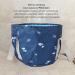Verdant Touch Foot Bath Basin Portable Travel Foot Bath Tub Collapsible Basin for Outdoor Picnic Navy Whale - Buy Online on SooperMarket.com