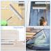 Kioiner Silicone Water Scraper with Long Handle Professional Shower Scraper Squeegee Adjustable Floor Squeegee for Cleaning Washing Drying Shower Glass Garage Windshield Window - Buy Online on SooperMarket.com