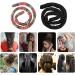 Nizirioo 2 Piece Spiral Hair Elastics Hair Accessories Ponytail Holder Folding Dreadlock for Ponytail Hair Tie Dreadlocks Hair Ties for Women Men - Buy Online on SooperMarket.com
