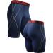 NELEUS Men's 3 Pack Compression Shorts XL - Black/Red/Grey/Navy Blue - Buy Online on SooperMarket.com