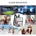 Cute Clear Mini Backpack - Stadium Approved Waterproof Lightweight Bag for Travel, Work, Concerts & Events (Black) - Buy Online on SooperMarket.com
