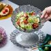 Kitchen Countertop Fruit Rack Fruit Basket Fruit Basket Attractive Large Glass Round Serving Fruit Dish Beautiful European Design Centerpiece Bowl Elegant Multipurpose Fruit Basket (Color : Roze) - Buy Online on SooperMarket.com