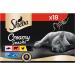 Sheba Cat Snacks Creamy Sticks - 18x12g Chicken Salmon & Beef | MSC Certified Lickable Treats for Cats - Buy Online on SooperMarket.com