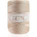 2mm x 250 yards Polypropylene Macrame Cord for Crafts - Latte Macrame Cord for Bags, Wall Hangings, Rugs - 750ft Macrame Bag Cord - Buy Online on SooperMarket.com