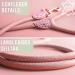 Shop 1.2m No Tangle Dog Training Leash for Medium to Large Dogs Robust Braided Design & Hand Loop Mauve Color - Buy Online on SooperMarket.com