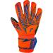 Reusch Unisex Youth Attrakt Silver Junior Goalkeeper Gloves - Size 6 | Orange-Blue-Black - International Shipping Available - Buy Online on SooperMarket.com