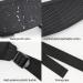 Black Quick Side Release Plastic Buckle Golf Bag Shoulder Straps | Adjustable and Durable - Buy Online on SooperMarket.com