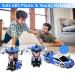 FAFUGANIA Remote Control Car Transform Robot RC Car - 2.4Ghz, 360 Degree Rotating, Drifting Police Toy 1:18 Scale Boys Blue - Buy Online on SooperMarket.com