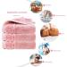 Luxury Cotton Washcloths 6 Pack - Large Hotel Spa Bathroom Face Towel (Pink) - Buy Online on SooperMarket.com
