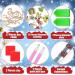 21 Pcs DIY Diamond Key Chain Ornaments - Cute Style | 5D Rhinestone Pendant Decor Kit for Kids | Christmas Diamond Art Key Ring - Buy Online on SooperMarket.com