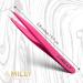 MILLY Pointed Tweezers - 100% German Steel Precision Tweezers for Ingrown Hair and Facial Hair Removal - Hand-Filed Pink Tweezers - Buy Online on SooperMarket.com