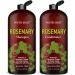 Mystere Beaute Rosemary Shampoo and Conditioner Set  Promotes Hair Growth & Scalp Health - Volumizing Formula for Thicker Healthier Hair & Scalp - Sulfate & Paraben Free  for Men Women - 16 fl oz each