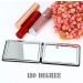 Compact Black Travel Makeup Mirror for Men, Women & Girls - Portable Double-Sided Magnifying Vanity Mirror - Ideal for Purse, Handbag & Pocket - Distortion-Free - Buy Online on SooperMarket.com