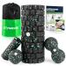Fascia roll set with 3D texture massage contains instructions and poster in German. Tragbag fascia set with fascia ball fascia roller Klein Duoball Black Green Epp