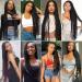 Xusuperb 36 Inch Extra Long Pre-Stretched Braiding Hair - 1B Black Knotless Yaki-Texture Extensions | 6 Pack Kanekalon Synthetic Braids - Buy Online on SooperMarket.com