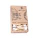 yabamboo bamboo cotton swabs pack of 4 (800 pieces) l 100% biodegradable sustainable & vegan I compostable I without plastic