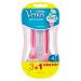 Gillette Venus Sensitive Razor for Women and Disposable 3 + 1 Razor 4 pieces (1 pack)