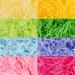 Whaline 11.3 oz Multicolor Easter Grass Raffia Paper Easter Basket Grass Craft Shredded Tissue Raffia Gift Filler for Baskets Egg Stuffers Spring Party Supplies Decorations (8 Colors)