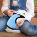 Tibapla Adjustable Rabbit Dishes & Leash for Small Pets - Mesh Bunny & Kitty Dish (Medium Blue) - Buy Online on SooperMarket.com