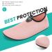 Ruomu Fast Drying Bathing Shoes for Women & Men | Slipproof Aqua Shoes | Lightweight Beach & Surf Footwear | Size 38 EU - Pink - Buy Online on SooperMarket.com