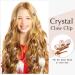 21-Piece Simple Colors Flower Crystal Hair Clips Set for Women and Girls - Mini Crystal Barrettes and Hairpins - Hair Accessories - Buy Online on SooperMarket.com