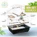 9-Piece Bird Cage Accessory Set for Budgies & Small Birds | Ideal for Species-Appropriate Care - Buy Online on SooperMarket.com