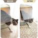 JanYoo Cat Litter Box Mat Kitty Premium PVC Pad Durable Trapping Rug Phthalate Free Urine-Resistant Scatter Control 90 x 60 CM Beige - Buy Online on SooperMarket.com