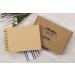 Potricher 12.2 x 8.5 Inch Hardcover Kraft Scrapbook Photo Album - 80 Pages - Wedding Anniversary Family Album (Brown) - Buy Online on SooperMarket.com