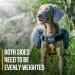 OneTigris Dog Pack for Hiking Camping Travelling Dog Backpack for Hiking Nylon Dog Harness Backpack with Side Pockets for Medium and Small Dogs L Black - Buy Online on SooperMarket.com