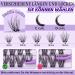 Eyelash Extensions 84 PCs Z06 - DIY LASH Clusters Reusable Individual Eyelashes for Beginners D-12mm Perfect for Home Use - Buy Online on SooperMarket.com