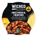Wicked Kitchen Ready to Eat Meals Sweet Potato & Three Bean Chili (8-Pack) - Microwavable Food - Plant-Based & Dairy-Free Instant Prepared Meals - GMO-Free