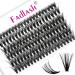 Fadlash Cluster Eyelashes Extension 40 Root 0.07mm D Curl 14mm | DIY Individual Lashes | Self-Application Extensions - Buy Online on SooperMarket.com