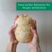4 Pack 100% Natural Loofah Exfoliating Sponges - Organic Bath Scrubber Set - Buy Online on SooperMarket.com