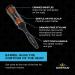Denman Small Thermo Ceramic Curling Brush for Defined Curls & Volume - Orange/Black (DHH2) - Buy Online on SooperMarket.com