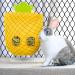 Geegoods Rabbit Hay Feeder Bag Guinea Pig Hay Feeder Storage Hanging Feeding Hay for Small Animals 600D Oxford Cloth Fabric (Yellow) - Buy Online on SooperMarket.com