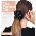 Satin Sleep Tie Scrunchie - Large Black Satin Hair Tie for Sweet Dreams - Buy Online on SooperMarket.com