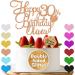 Cake Topper Personalised Birthday Cake Topper Cake Decor Glitter Cake Toppers with Any Name Age 1st 10th 16th 18th 20th 21st 30th 40th 50th 60th 70th 80th (Rose Gold) - Buy Online on SooperMarket.com