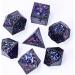 UDIXI Metal DND Dice Set - 7PCS Polyhedral Dragon D&D Dice - Perfect Dungeons and Dragons Gift - Role Playing Metal Dice Set (Black 2) - Buy Online on SooperMarket.com