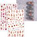 JMEOWIO 10 Sheets Valentines Day Heart Nail Art Stickers Decals Self-Adhesive Rose Love Nail Supplies Nail Art Design Decoration Accessories - Buy Online on SooperMarket.com