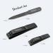 Tomata Ultra Sharp Nail Clippers Set for Thick Nails - Fingernail and Ingrown Toenail Cutter with File (Black) | Precision Nail Care Tool - Buy Online on SooperMarket.com