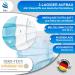 Kela OP Mask 500x - Premium Blue Medical Masks Made in Germany | Oeko-Tex Certified | MNS Type IIR Disposable Respiratory Protection - Buy Online on SooperMarket.com